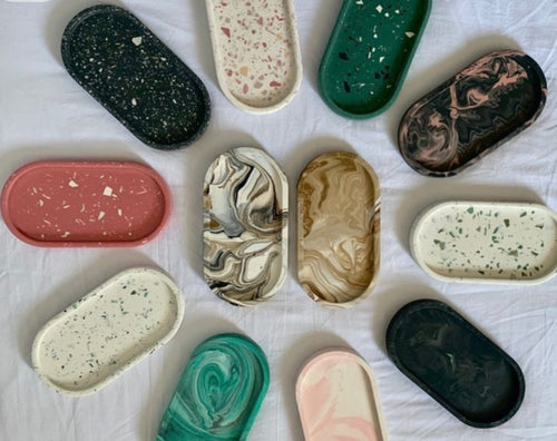 Handmade Concrete trays sets