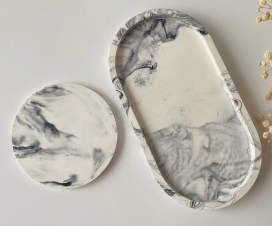 Handmade Concrete trays sets