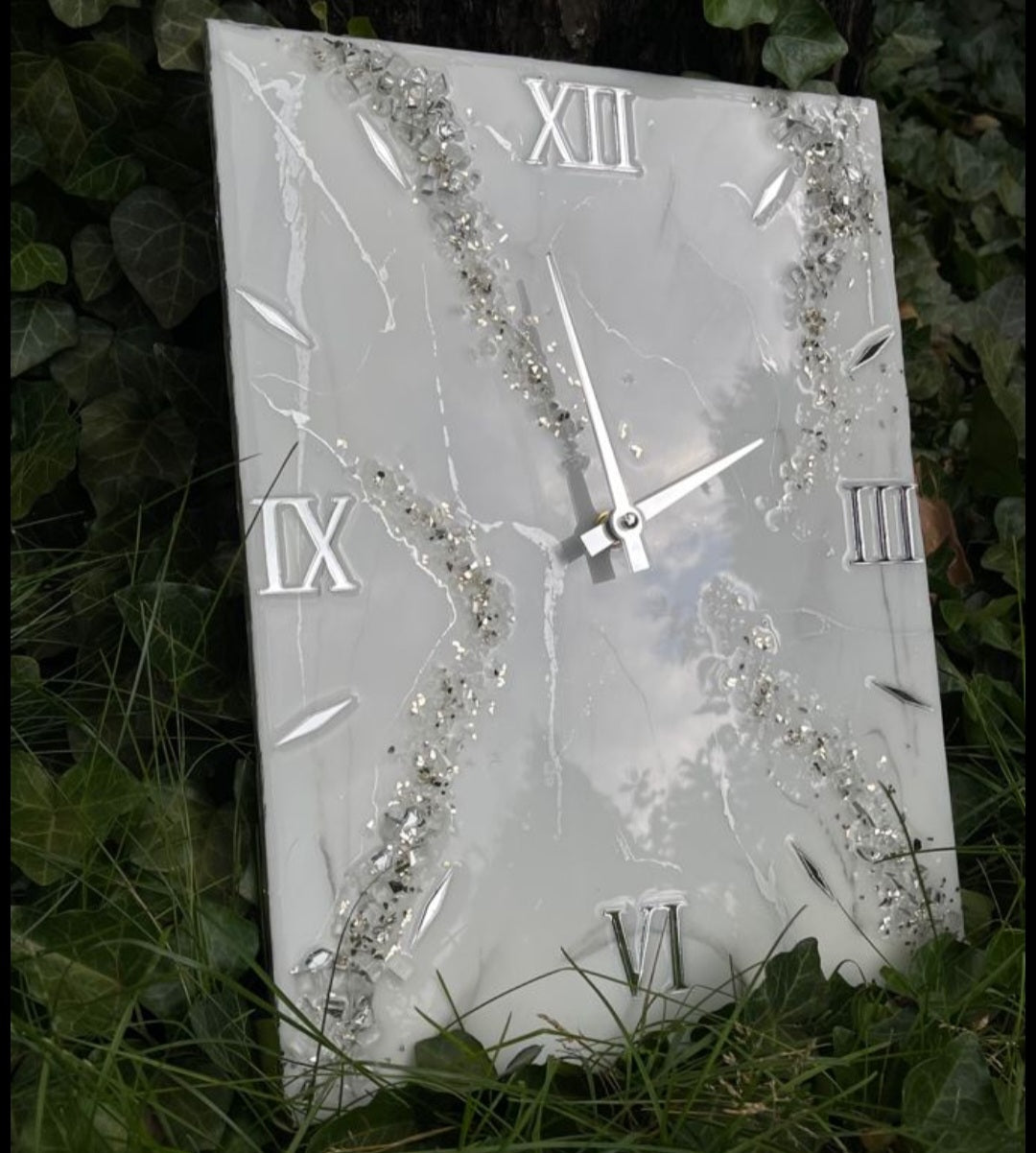 Resin clocks